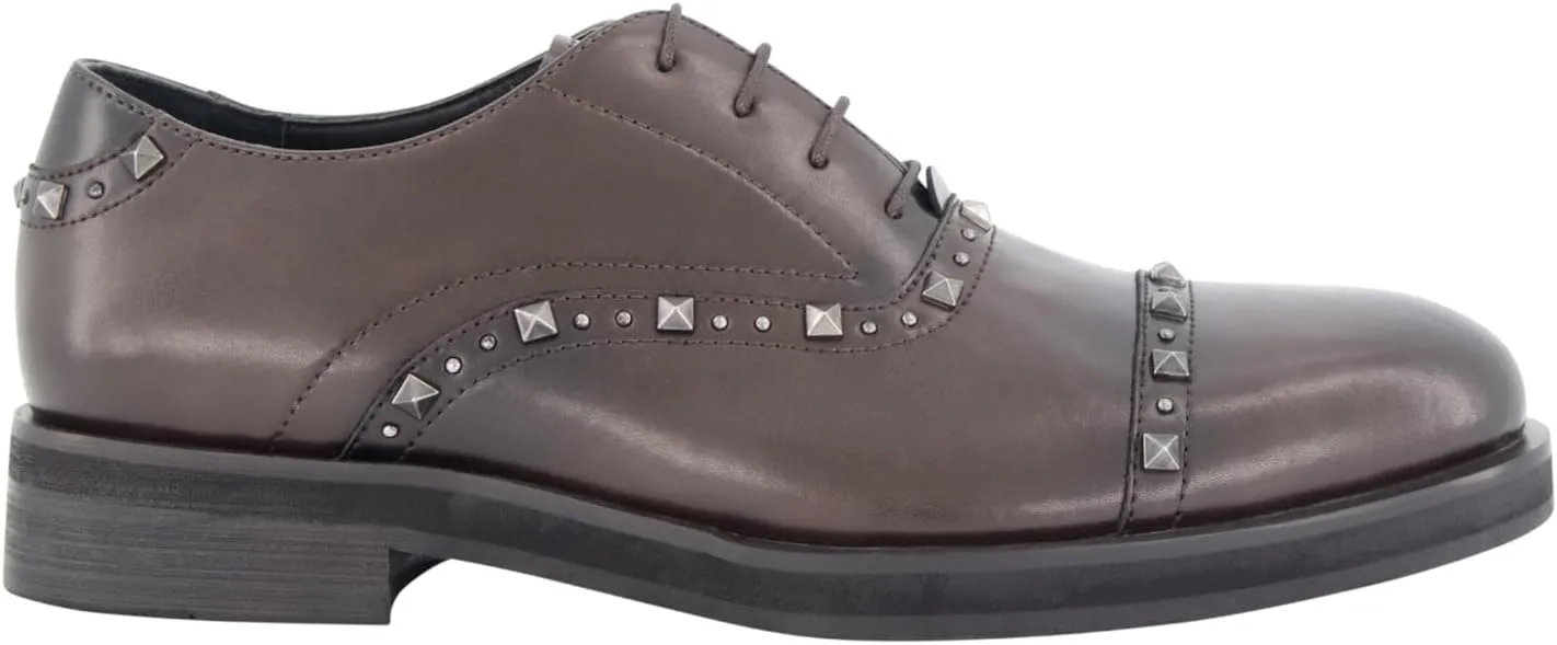 Karl Lagerfeld Paris Men's Studded Leather Oxfords Dress Shoe Sneaker