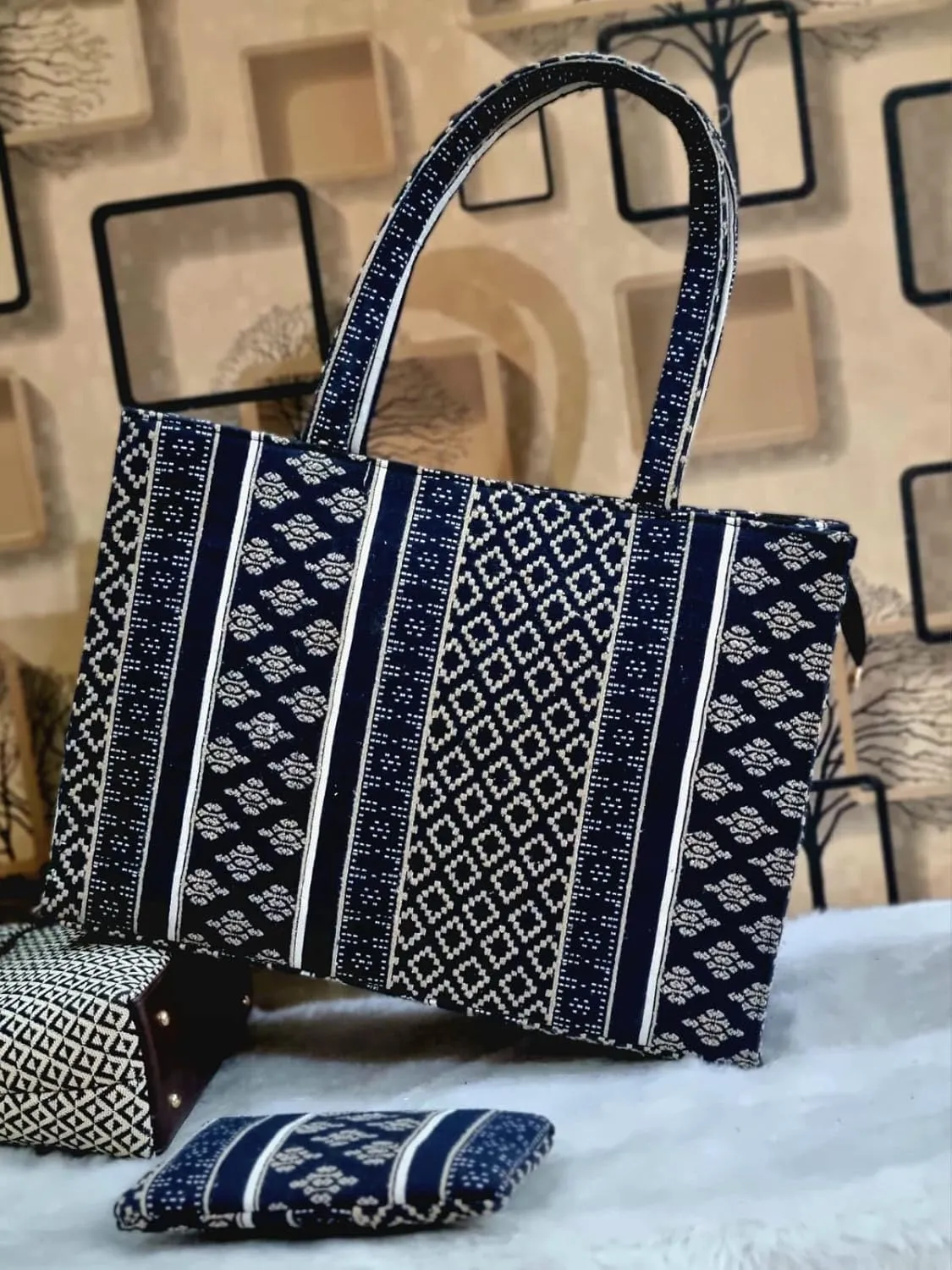 Laptop Tote Bag for Women, 13”x17” Waterproof Work Tote Bag with Mobile Pouch Bag, Professional Shoulder Handbag Purse Travel