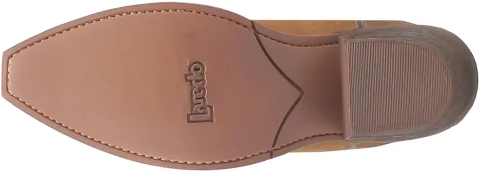 Laredo Womens Kama Embroidered Snip Toe Casual Boots - Brown