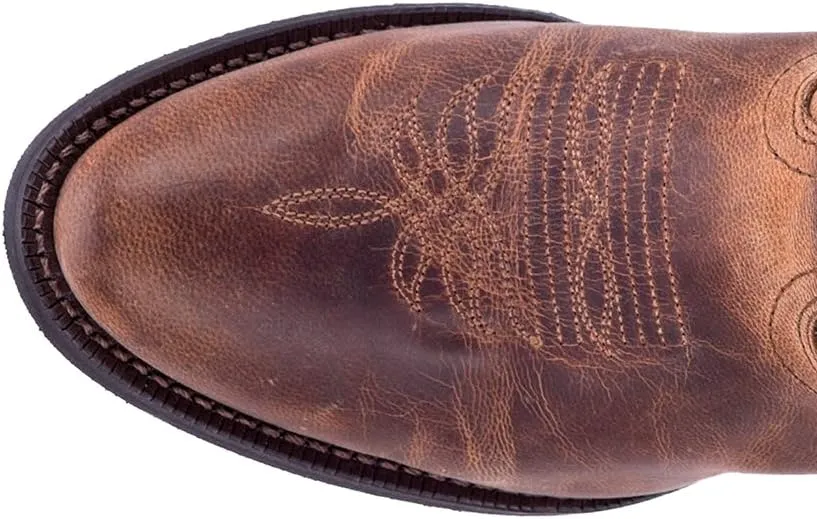 Laredo Womens Maddie Embroidered Round Toe Casual Boots Mid Calf Low Heel 1-2" - Black