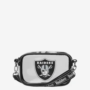 Las Vegas Raiders Team Stripe Clear Crossbody Bag