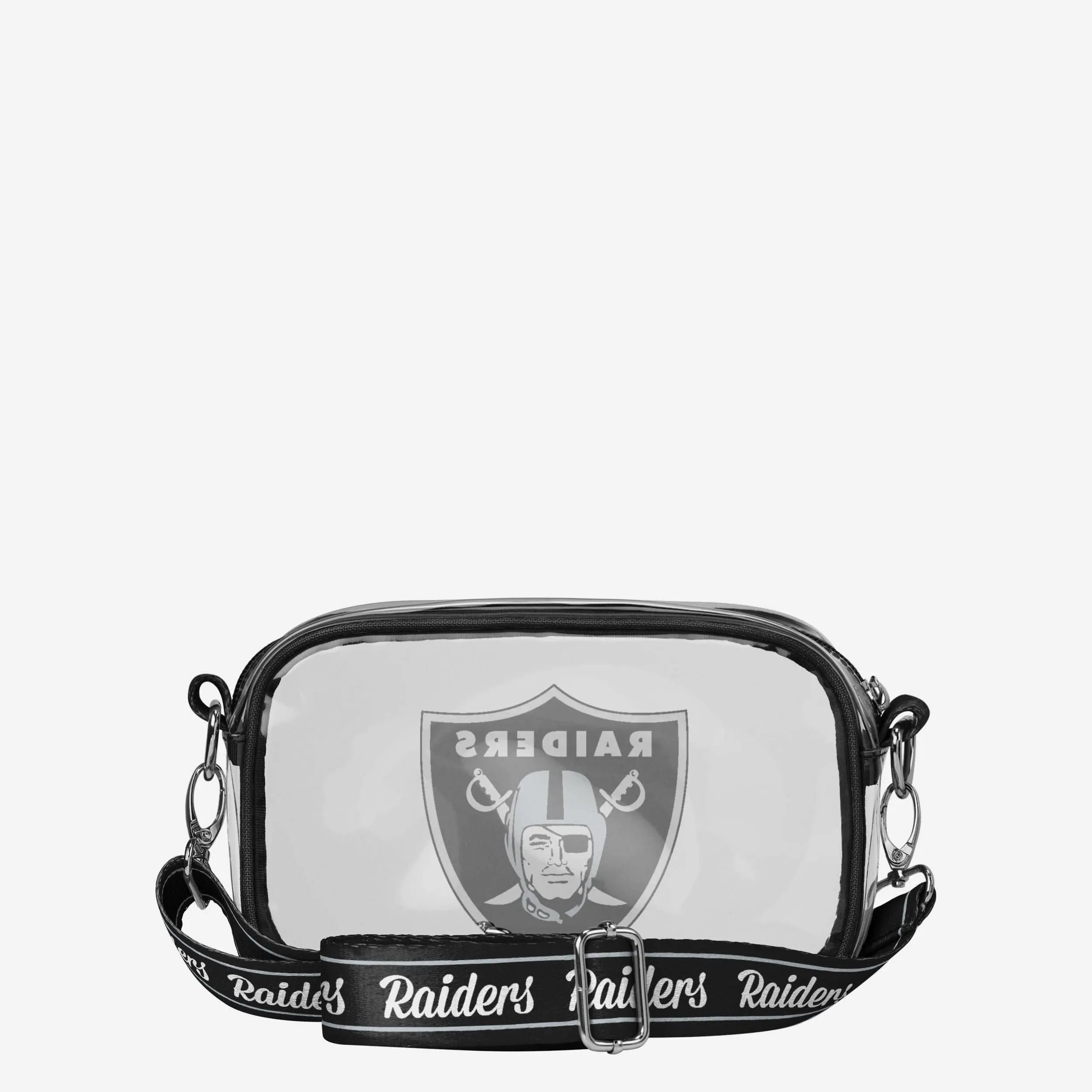 Las Vegas Raiders Team Stripe Clear Crossbody Bag