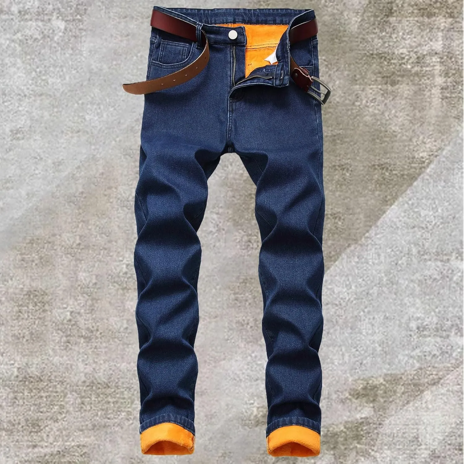 Leg Men's Pants Plus-Size Street Casual Jeans Man Jeans Men Stretch Jeans Mens Mens Relaxed Jeans Mens Straight