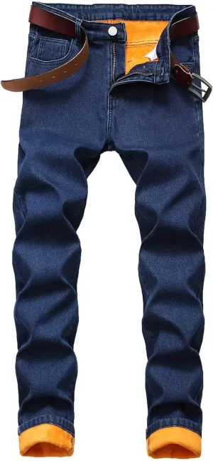 Leg Men's Pants Plus-Size Street Casual Jeans Man Jeans Men Stretch Jeans Mens Mens Relaxed Jeans Mens Straight