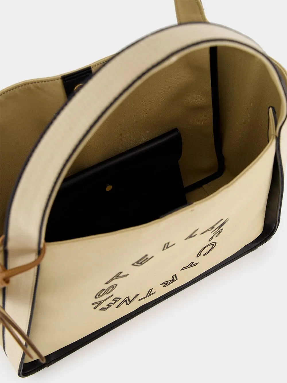 Logo Bananatex® Canvas Beige Tote Bag