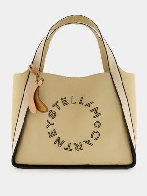 Logo Bananatex® Canvas Beige Tote Bag