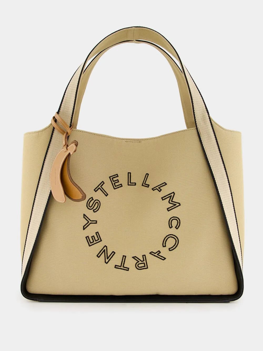 Logo Bananatex® Canvas Beige Tote Bag