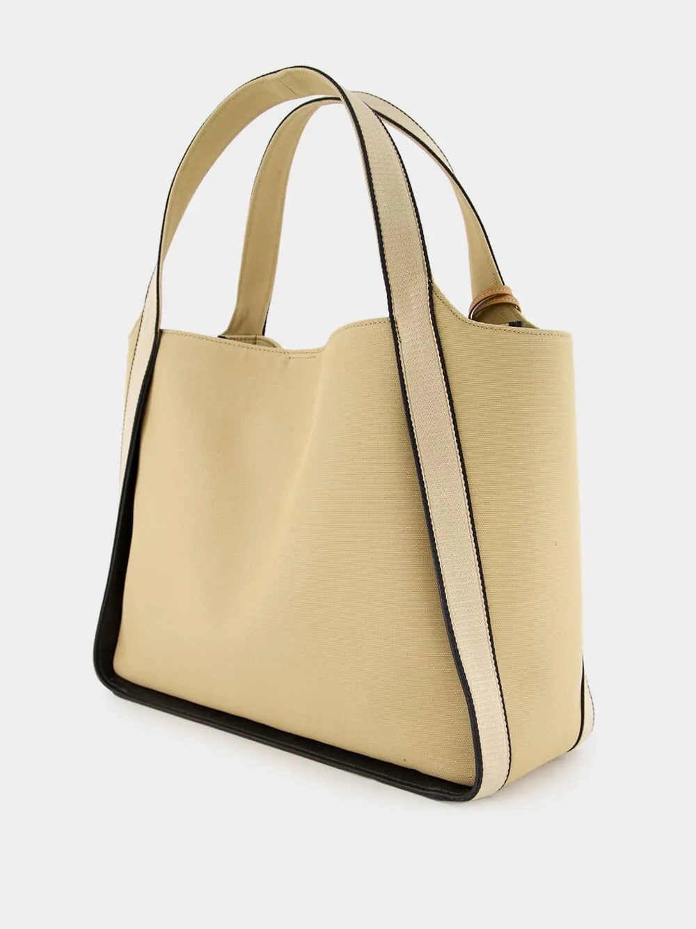 Logo Bananatex® Canvas Beige Tote Bag