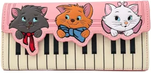 Loungefly Disney Aristocats Piano Kitties Faux Leather Wallet