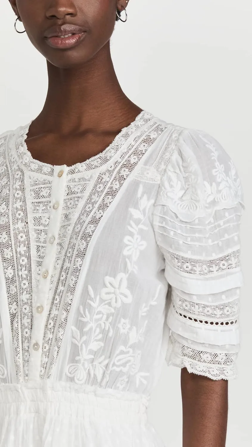 LOVESHACKFANCY Women's Quincy Dress