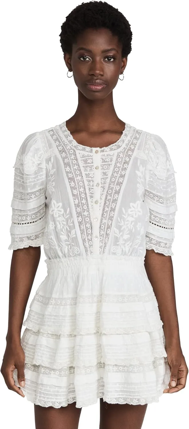 LOVESHACKFANCY Women's Quincy Dress