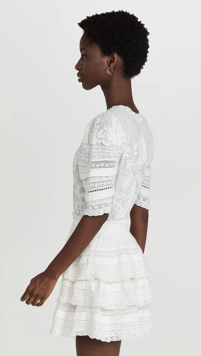 LOVESHACKFANCY Women's Quincy Dress