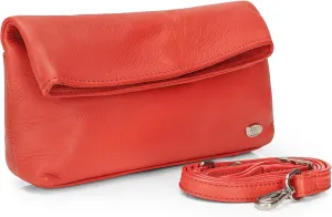 LUXEORIA Genuine Leather Crossbody Bags for Women, Small Travel Purses, Mobile & Credit Card Pockets with Adjustable Strap