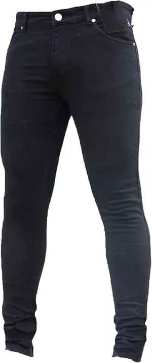 Maiyifu-GJ Men's Distressed Moto Biker Jeans Ripped Punk Gothic Zipper Denim Pants Hip hop Tapered Leg Slim Fit Jean