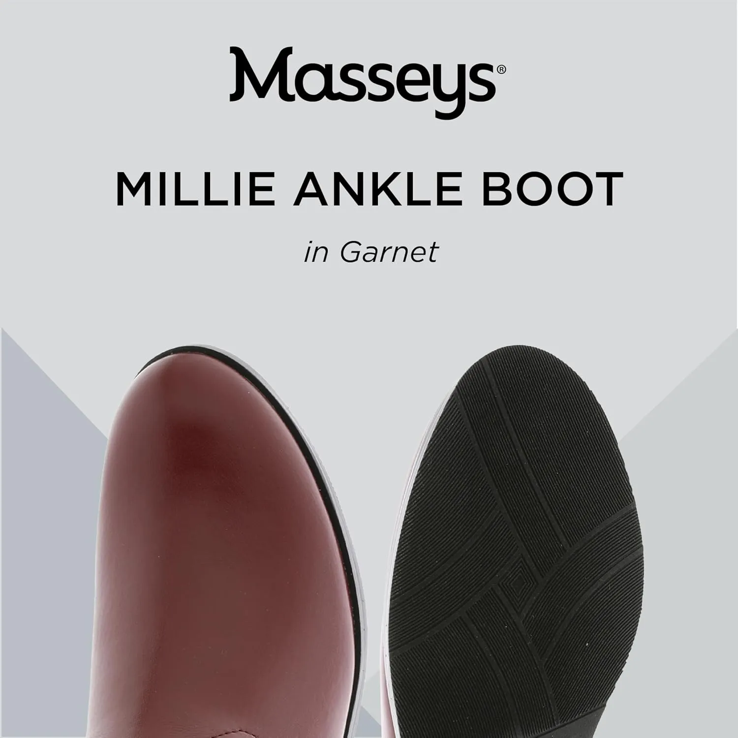 Masseys Women's Millie Ankle Boot with Buckle Detail