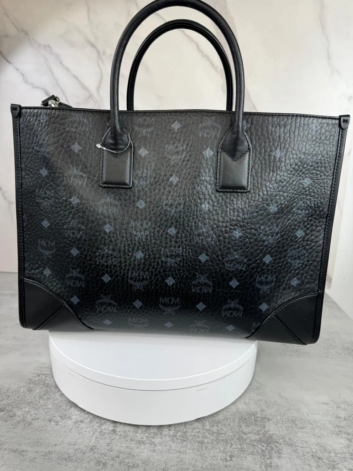 MCM VISETOS LARGE MUNCHEN TOTE BAG