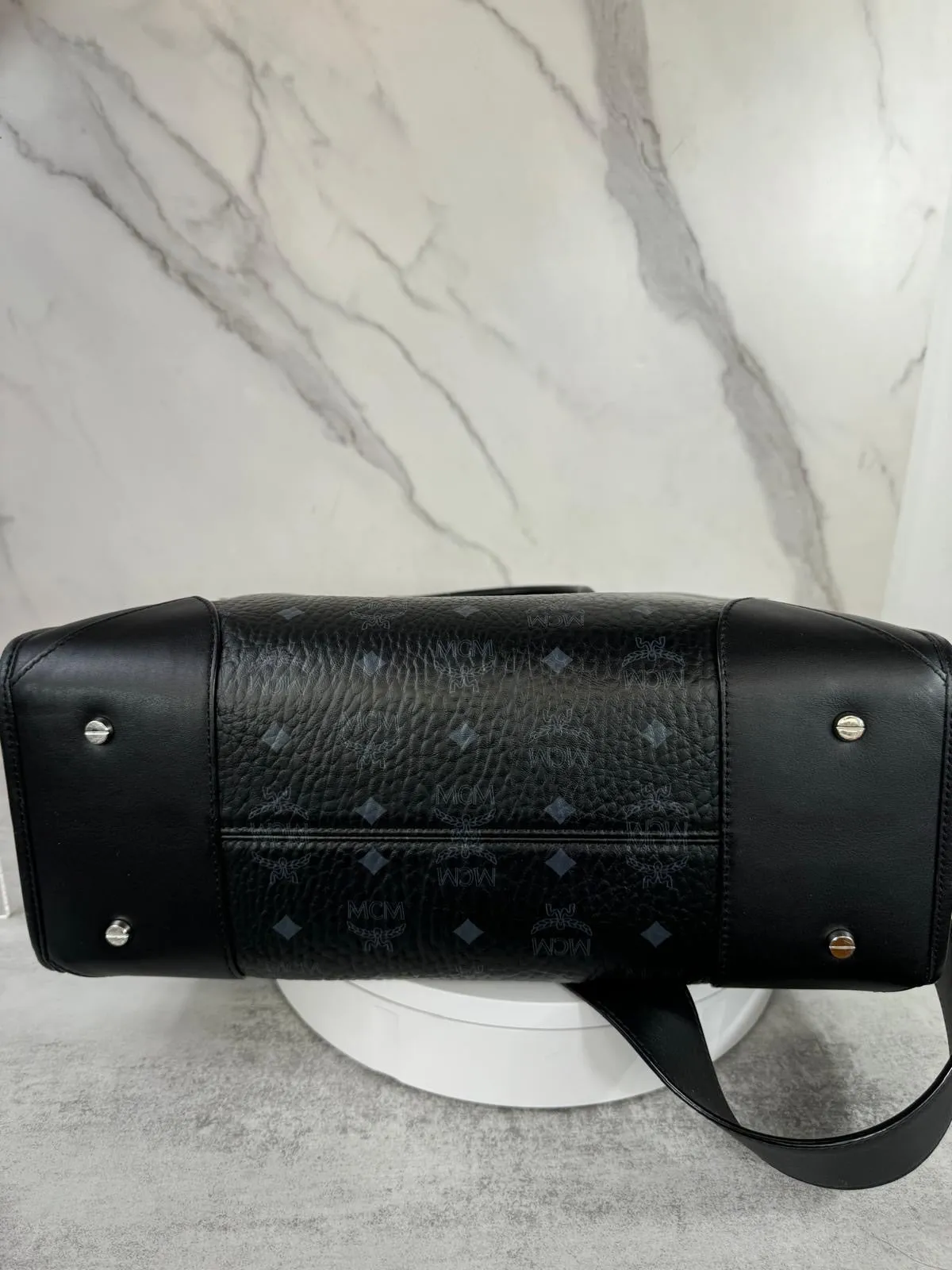MCM VISETOS LARGE MUNCHEN TOTE BAG