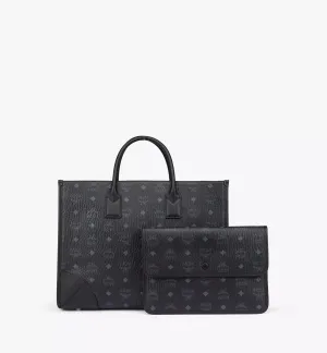 MCM VISETOS LARGE MUNCHEN TOTE BAG