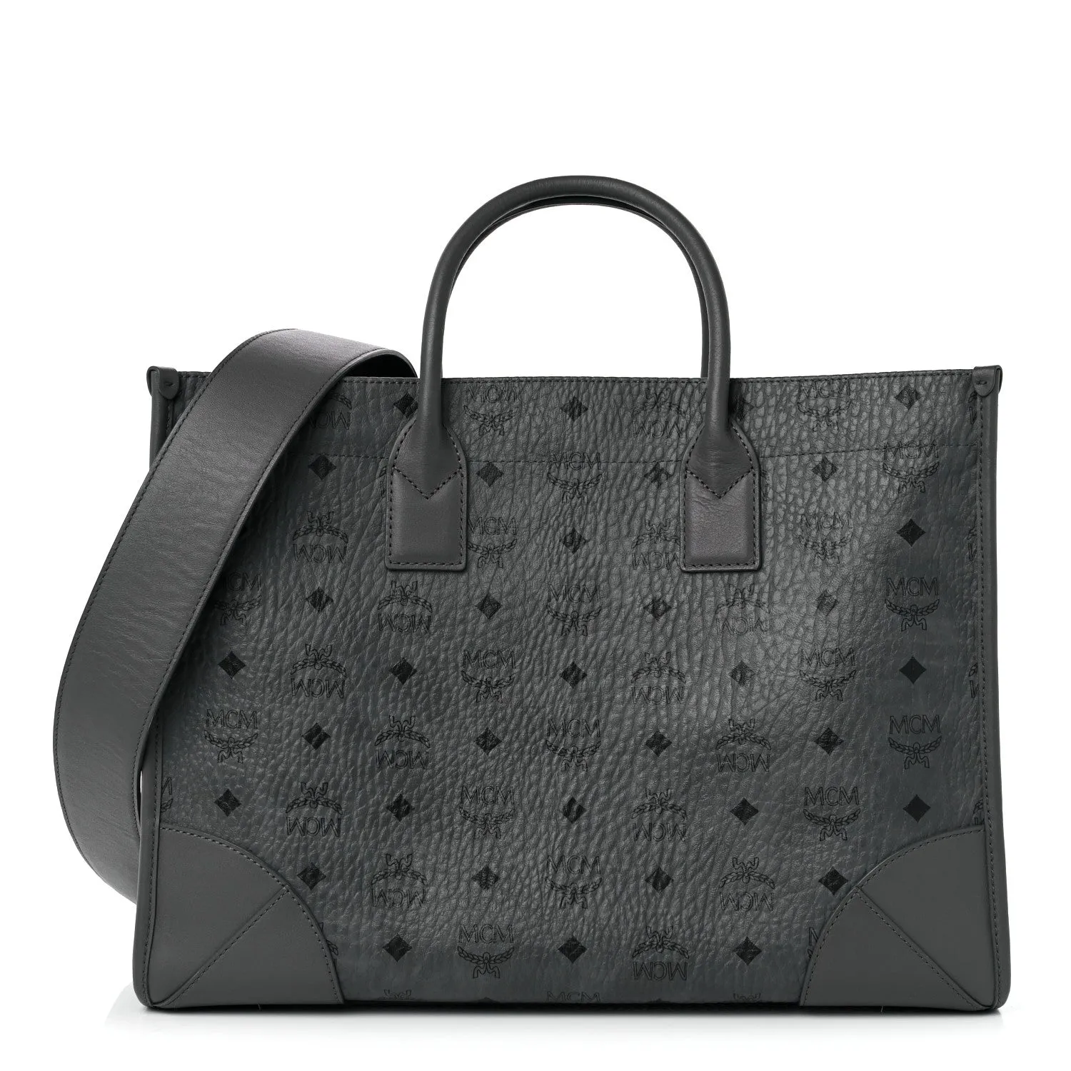 MCM VISETOS LARGE MUNCHEN TOTE BAG