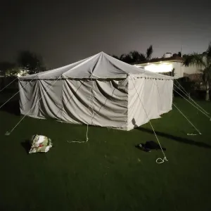 Medieval Large Waterproof 425 GSM Canvas Waterproof Camping Tent Hiking Reenactment