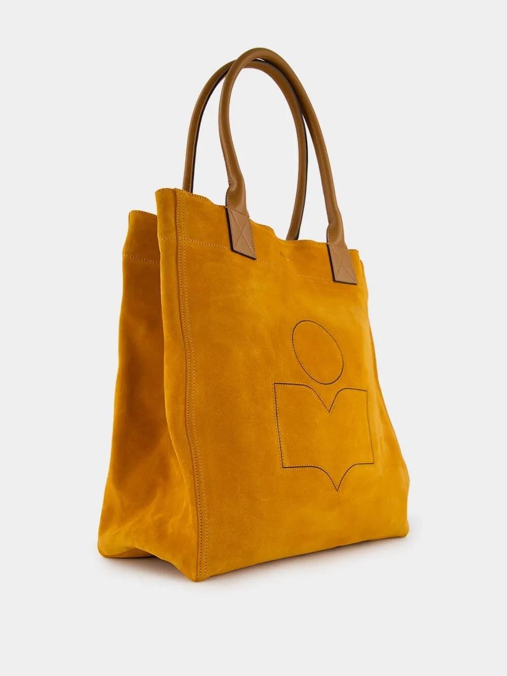 Medium Yenky Logo-Embroidered Tote Bag