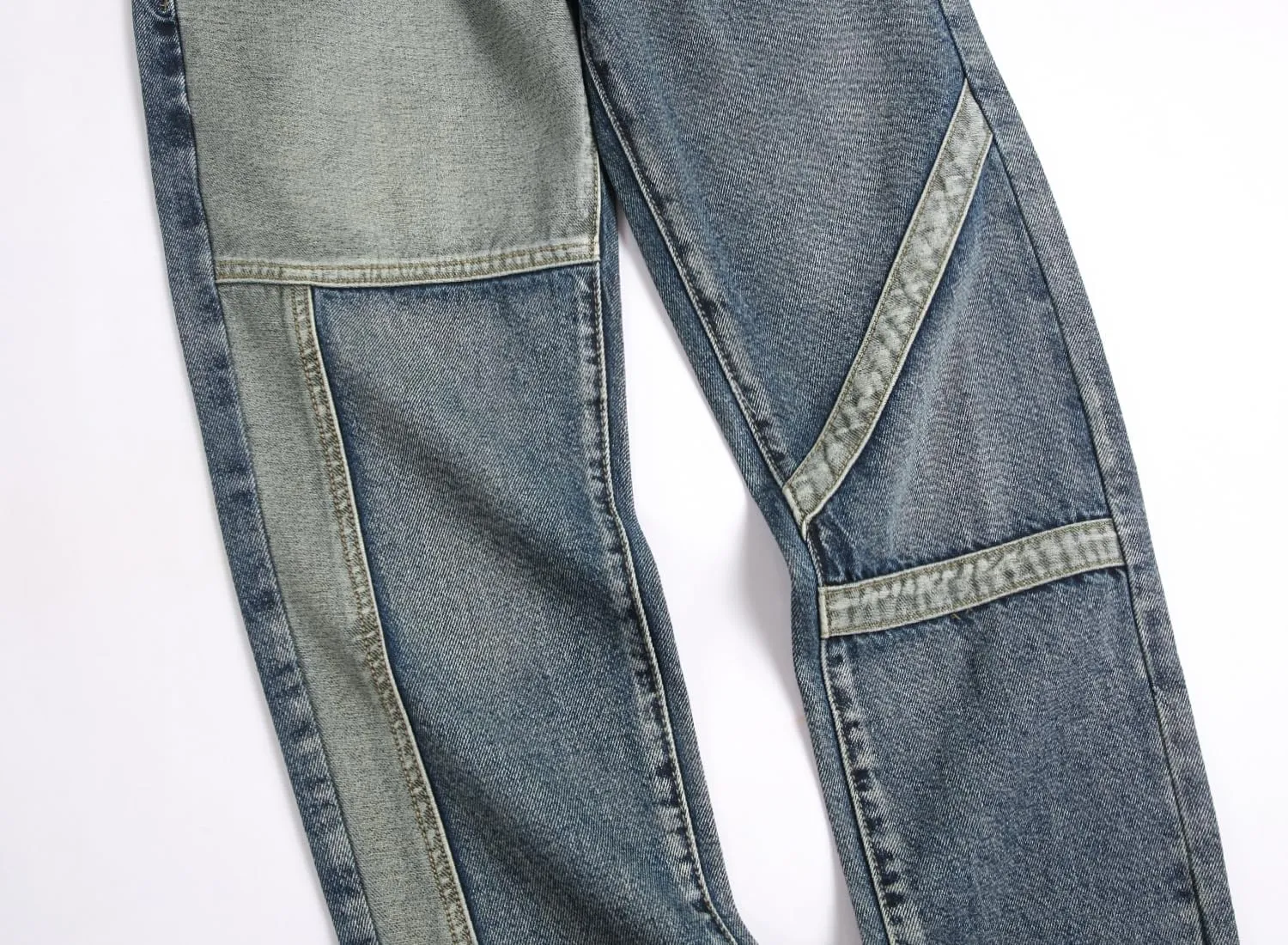 Men Ripped Jeans Fashion Slim Fit Traight Distressed Design Skinny Stretch Comfort Flex Waist Denim Pants