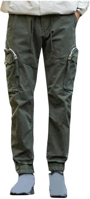 Men's Cargo Pants Slim Fit Rugged Flex Relaxed Fit Canvas Cargo Work Pant Multi-Pocket Cargo Pants Trousers 2025