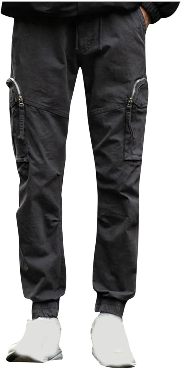 Men's Cargo Pants Slim Fit Rugged Flex Relaxed Fit Canvas Cargo Work Pant Multi-Pocket Cargo Pants Trousers 2025
