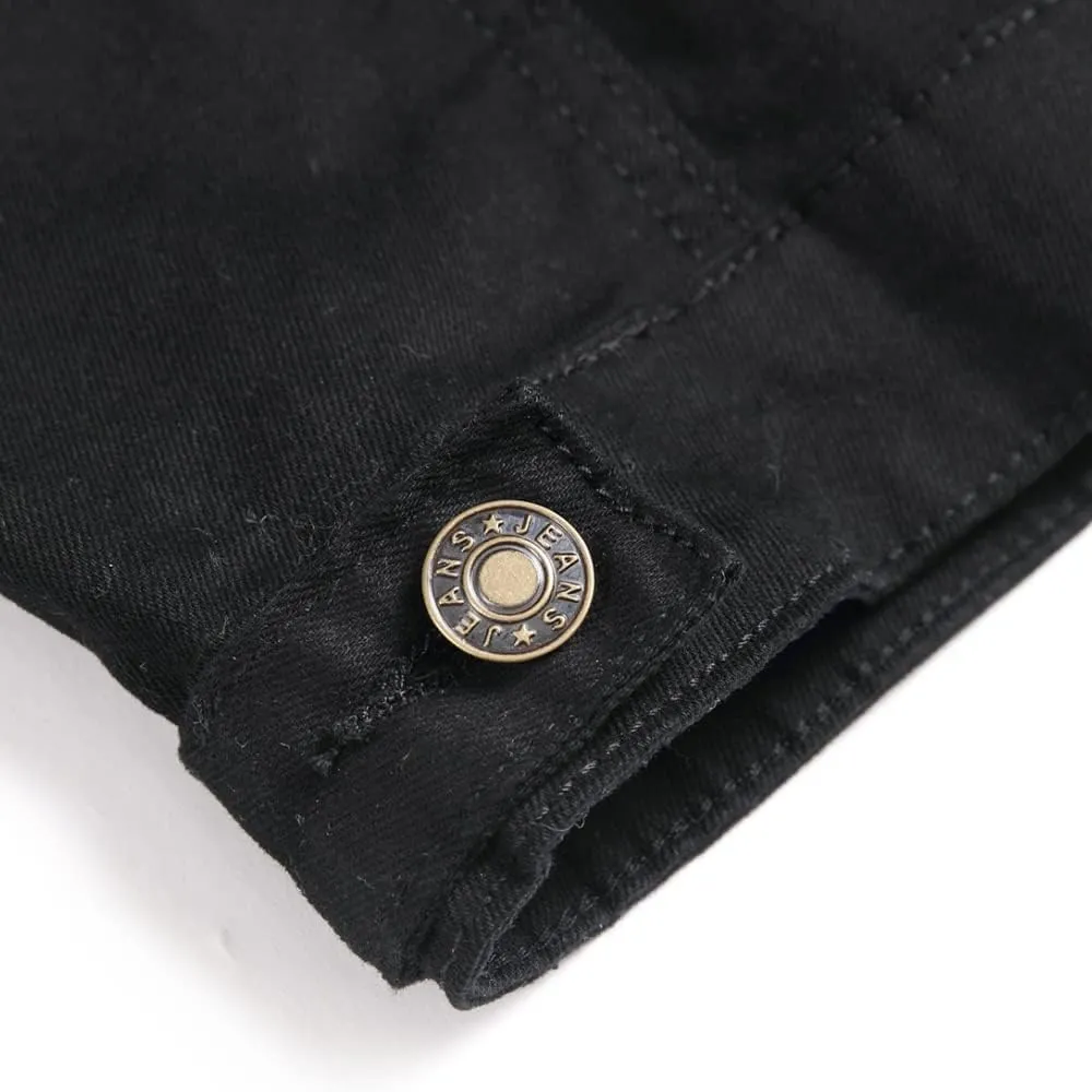 Men's Denim Vest,Sleeveless Jacket Slim Fit Vintage Casual Ripped Summer Jean Vest for Men