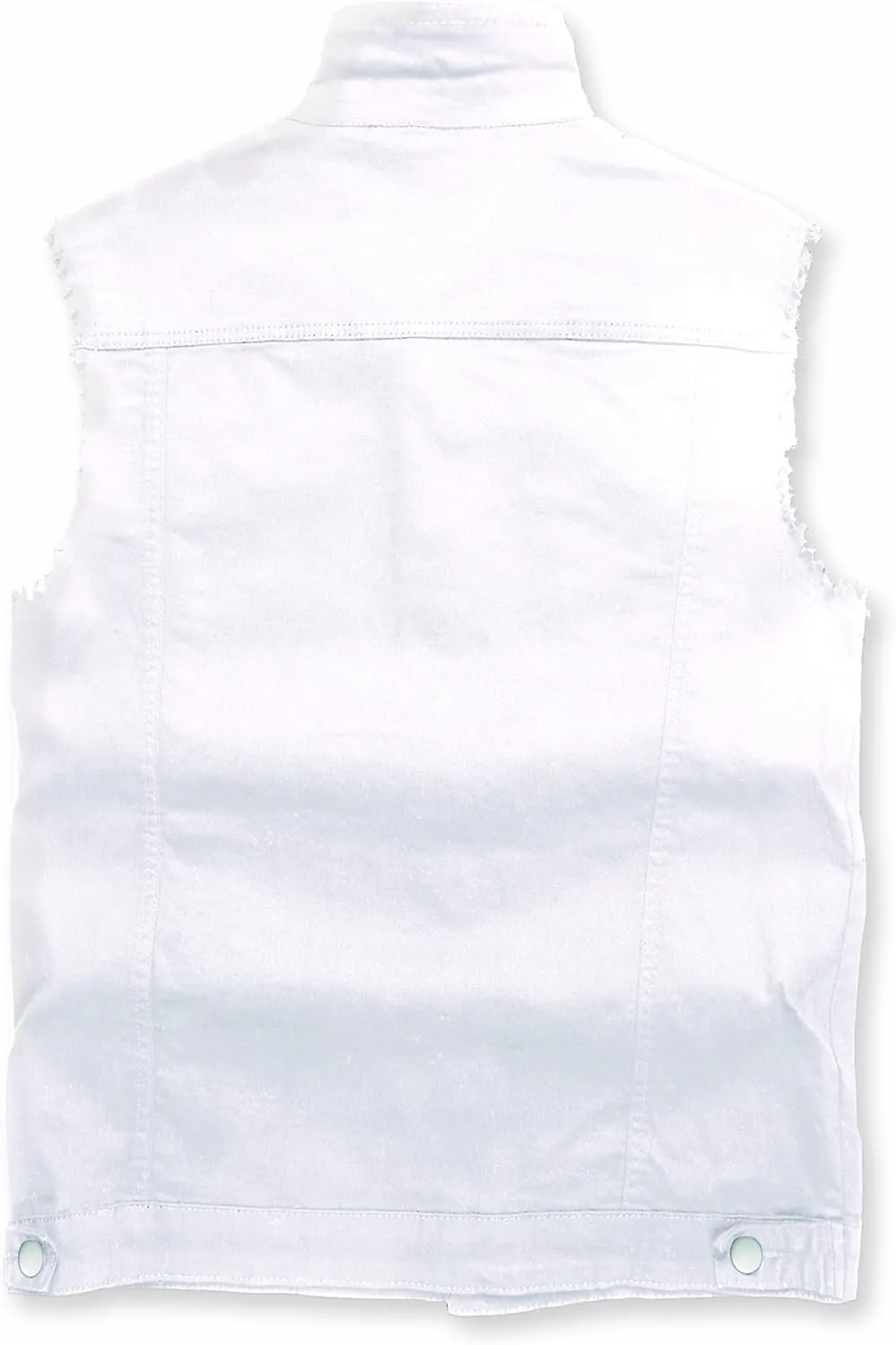 Men's Denim Vest,Sleeveless Jacket Slim Fit Vintage Casual Ripped Summer Jean Vest for Men