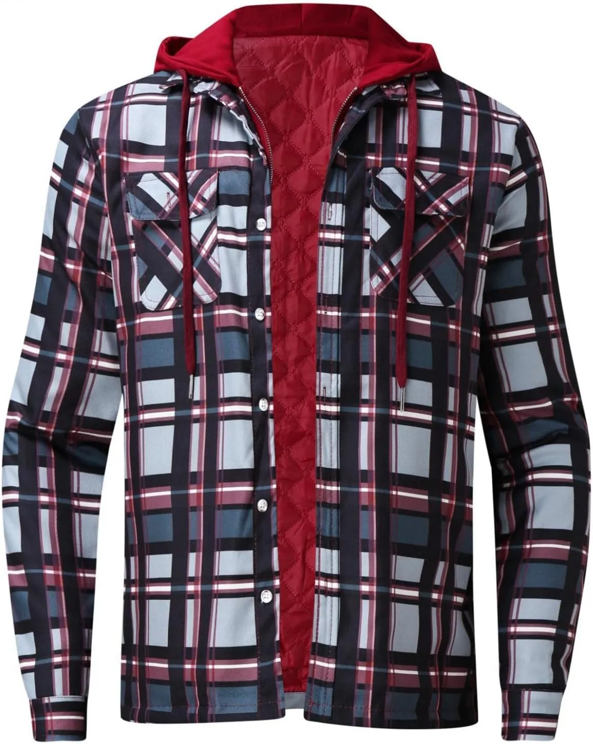 Mens Flannel Shirt Men's Button Down Regular Fit Long Sleeve Plaid Flannel Casual Shirts Men's Cotton Flannel Shirt Tops