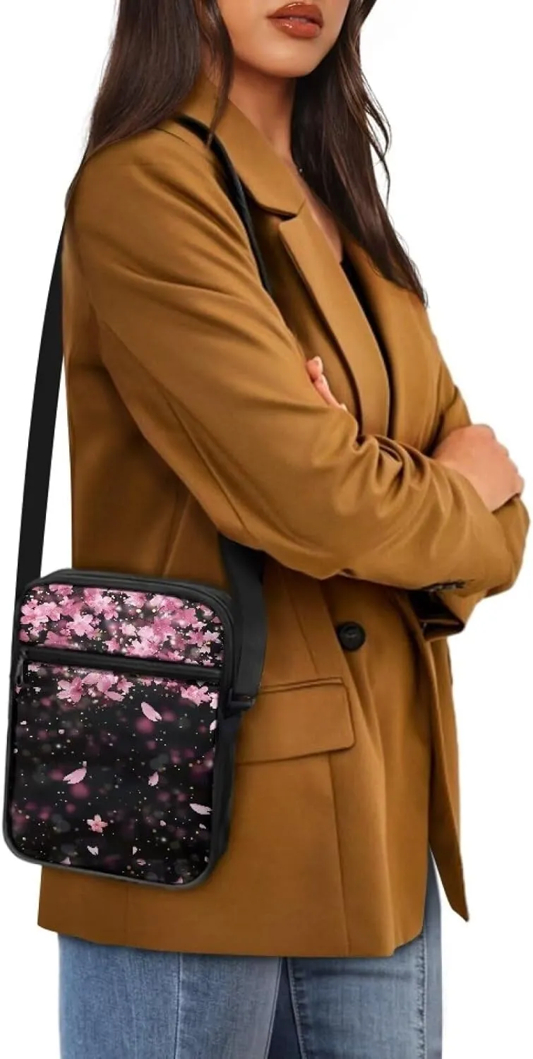 Messenger Bag for Women Crossbody Cell Phone Purse Small Shoulder Pouch for Outdoor