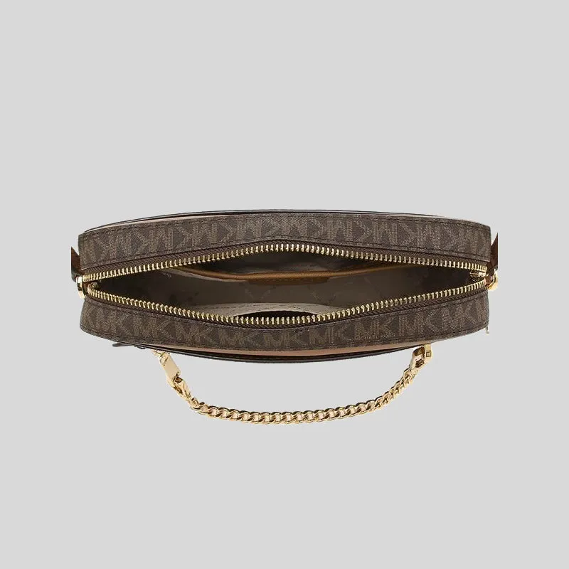 M.I.C.H.A.E.L K.O.R.S. Jet Set Saffiano Leather Crossbody Bag