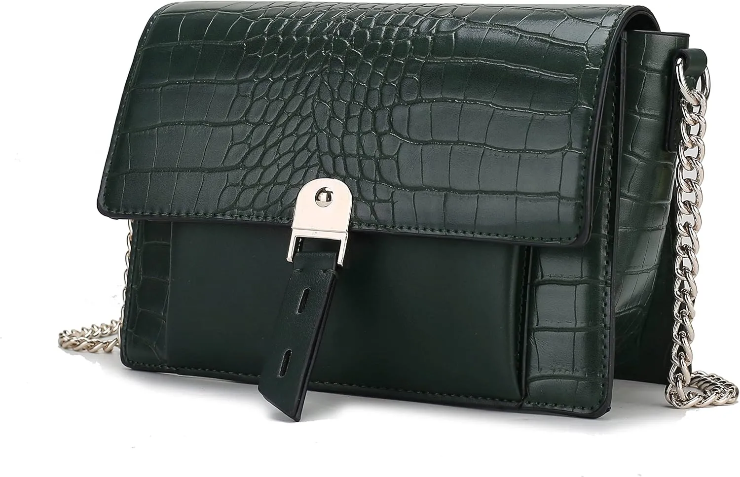 MKF Collection Crossbody Bag for Women Designer Handbag Lightweight Medium Purse