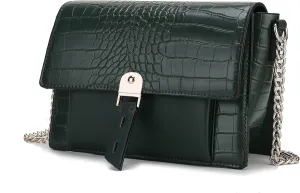 MKF Collection Crossbody Bag for Women Designer Handbag Lightweight Medium Purse