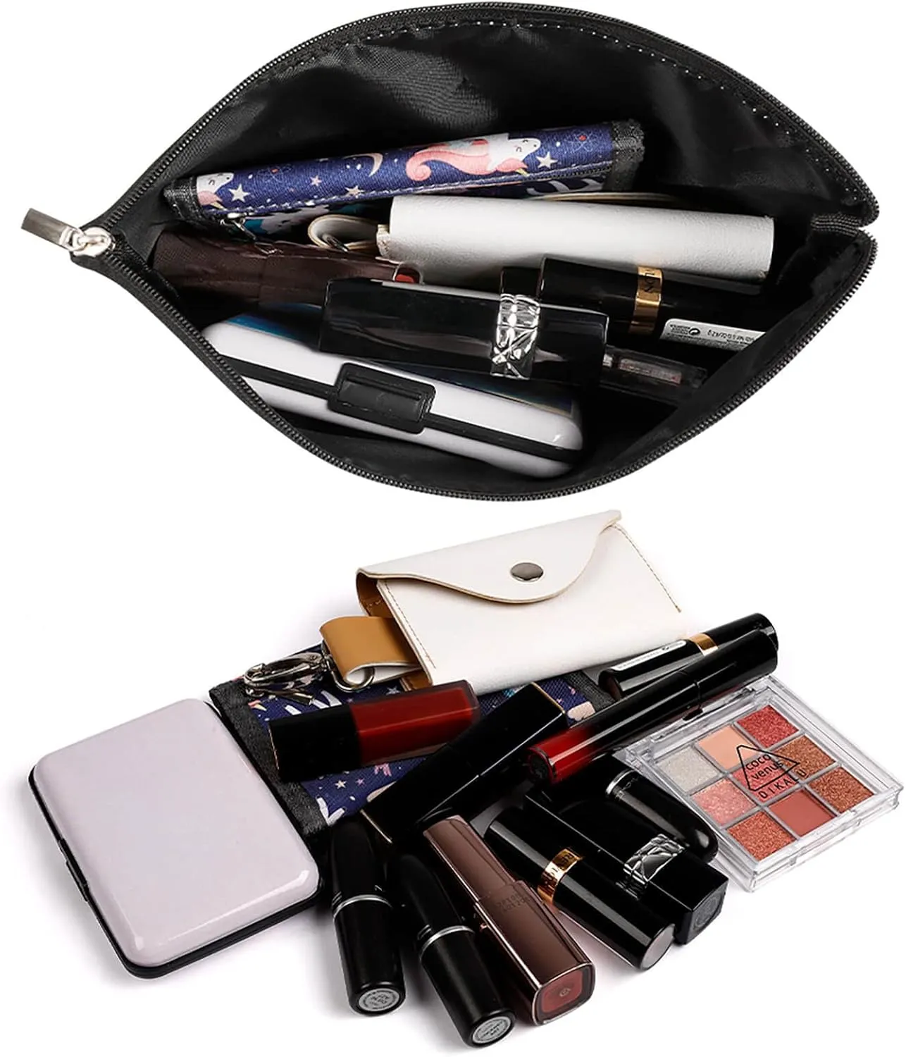 Mongolia Flag Travel-Friendly Cosmetic Bag Makeup Organizer for Women