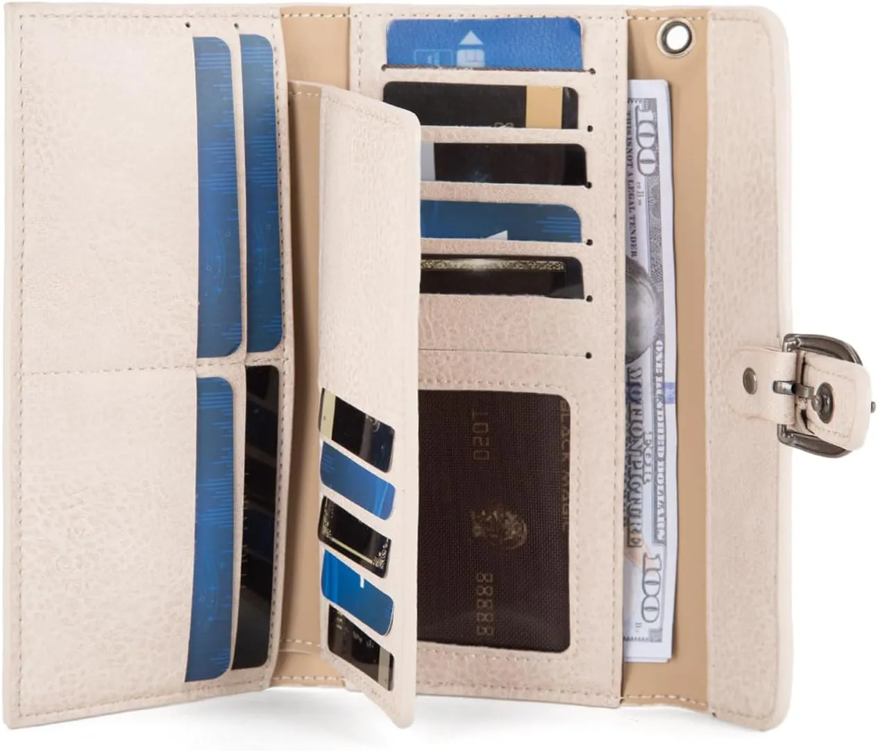 Montana West X Wrangler Womens Wallet Western Wristlet for Women Large Rfid Wallet With Detachable Credit Card Holder