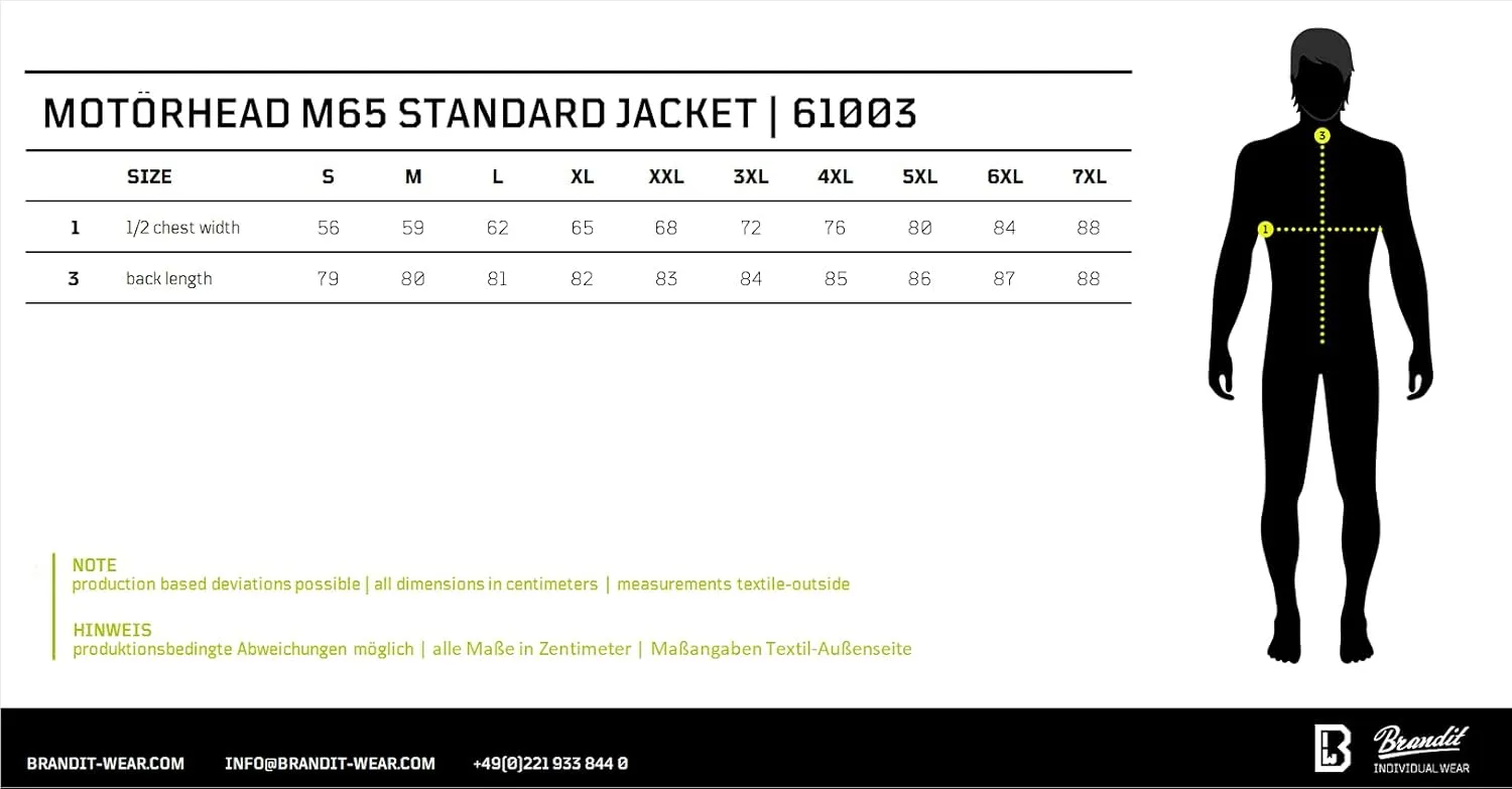 Motörhead M65 Jacket Black