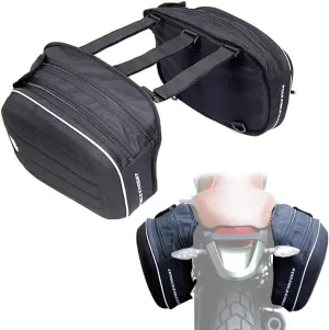 Multi-Purpose Waterproof Climbing Bag Travel Bag Motorcycle Sissy Bar Bag Moto Luggage Rack Bag Universal Motocross Touring Duffle Bag (B)