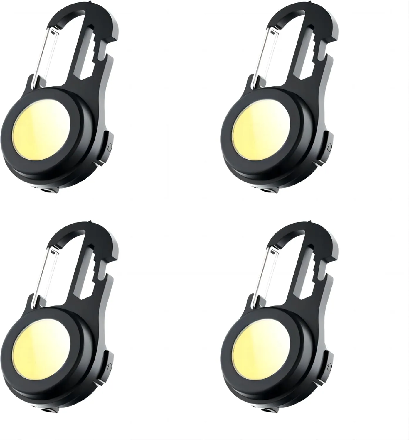 Multifunctional COB LED Flashlight Keychain USB Rechargeable Portable Work Light Outdoor Camping Torch with Strong Magnet (4)