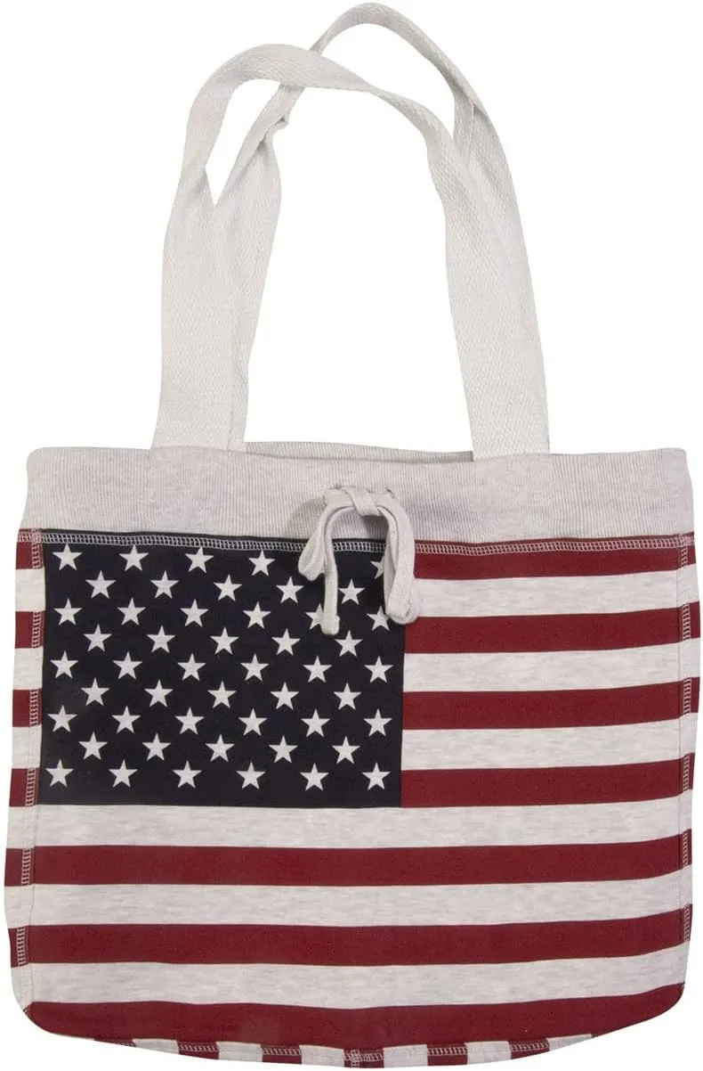 MV Sport Pro-Weave Large Everyday Fleece Travel Tote Bag with draw cords - One Size