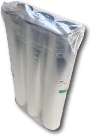 Mylar Vacuum Seal 8"x16' or 11"x16' Rolls | SteelPak Textured/Embossed Vacuum/Heat Seal Rolls to Create Custom-Sized Vacuum Sealer Bags (3, 11"x16')