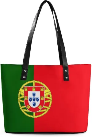 Namibia Flag Leather Tote Handbag for Women Spacious Work Bag Stylish Hobo Purse