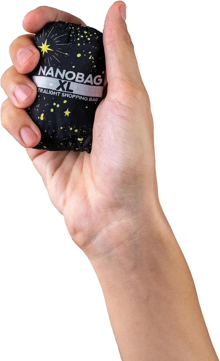 Nanobag Ultra-Lightweight XL Tote Bag | Perfect for Travel, Shopping & Daily Use | Reusable - Tiny - Eco-Friendly (XL, Stars)