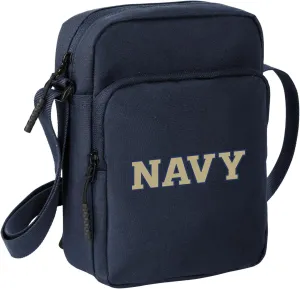 Naval Academy Travel Bag USNA Midshipmen Crossbody Sling Pack for Sports Workout Running Small Unisex Waist Pack Navy