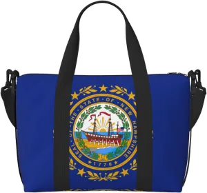 New Hampshire state flag Versatile Personal Item Travel Bags for Women - Spacious Duffel Bags for Traveling, Gym Bags for Men