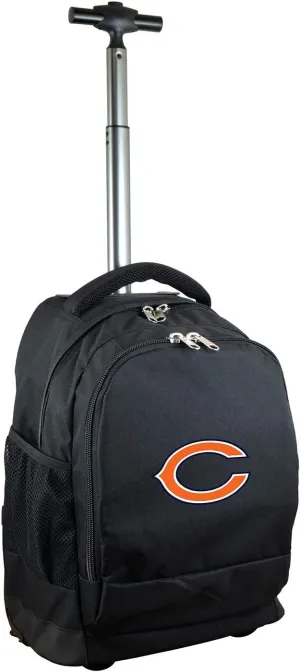 NFL Wheeled Backpack, 19-inches, Black