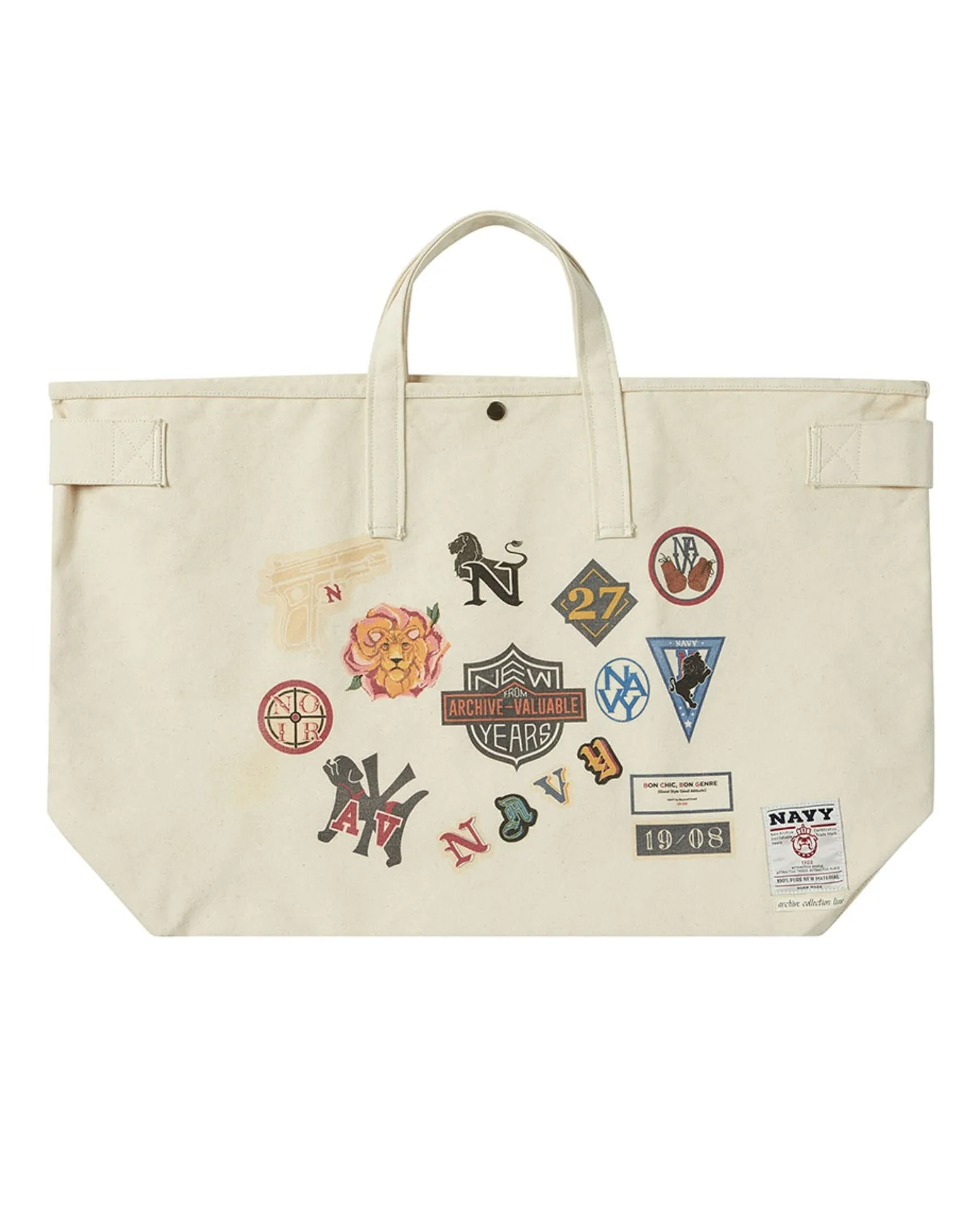 Noir Collection Hard Oxford Big Tote Bag