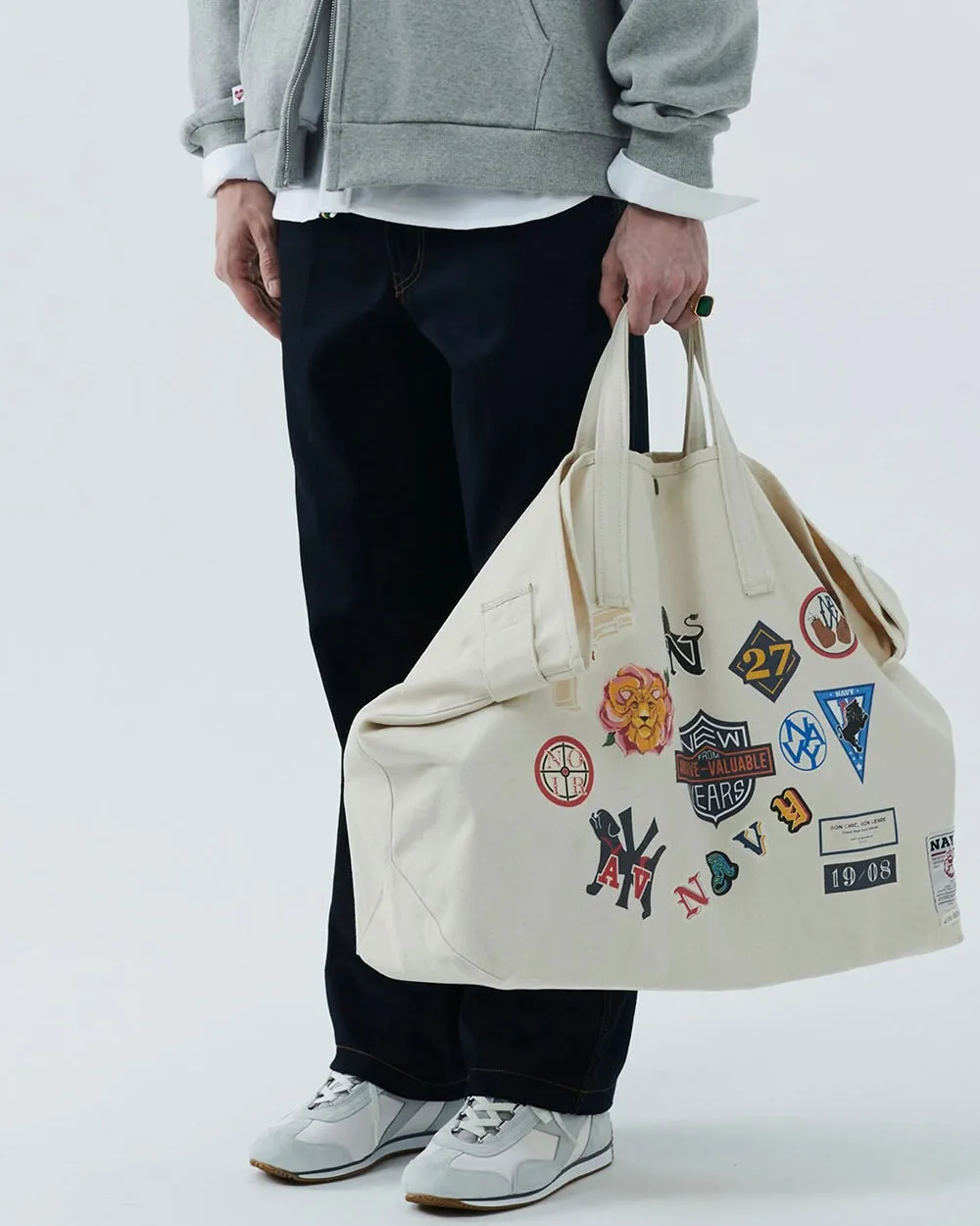 Noir Collection Hard Oxford Big Tote Bag