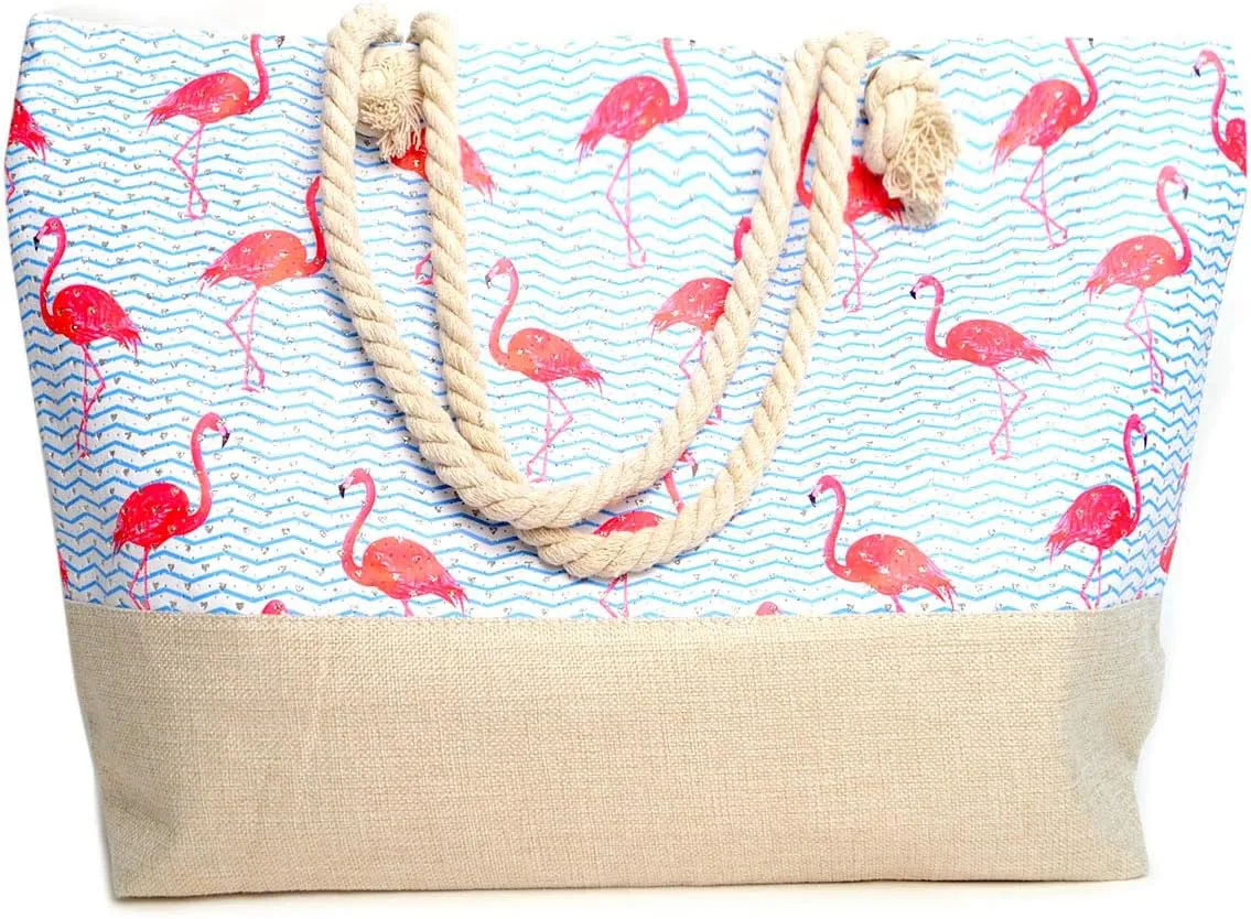 Nollia Women's Summer Tote Bag, Large Shoulder Bag   Great for Beaches, Boardwalks & Vacation Fun!